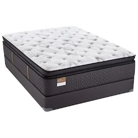 Queen 15" Plush Euro Top Mattress and 5" Low Profile SupportFlex™ Foundation
